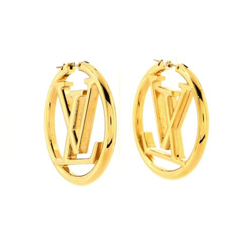 louis vuitton hoop earrings price|louis vuitton hoop earrings silver.